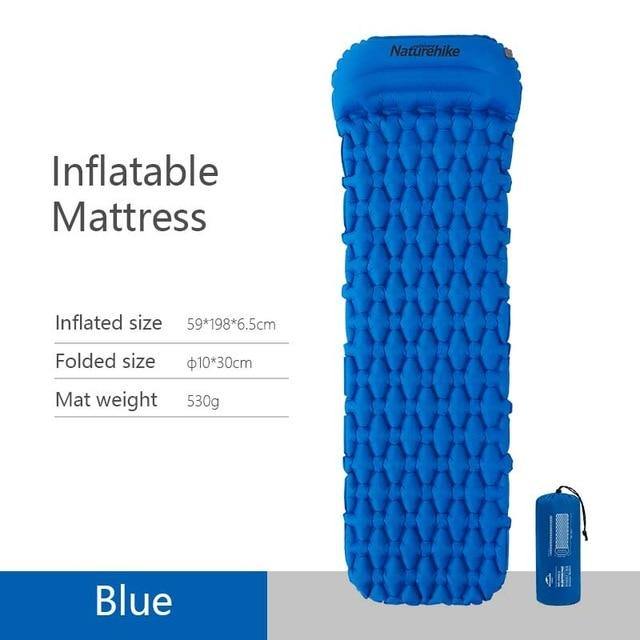 Waterproof Pad Folding Air Mattress With Pillow. 1pcs Camping & Hiking - Mercy Abounding