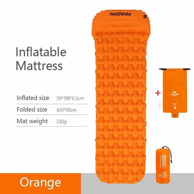 Waterproof Pad Folding Air Mattress With Pillow. 1pcs Camping & Hiking - Mercy Abounding