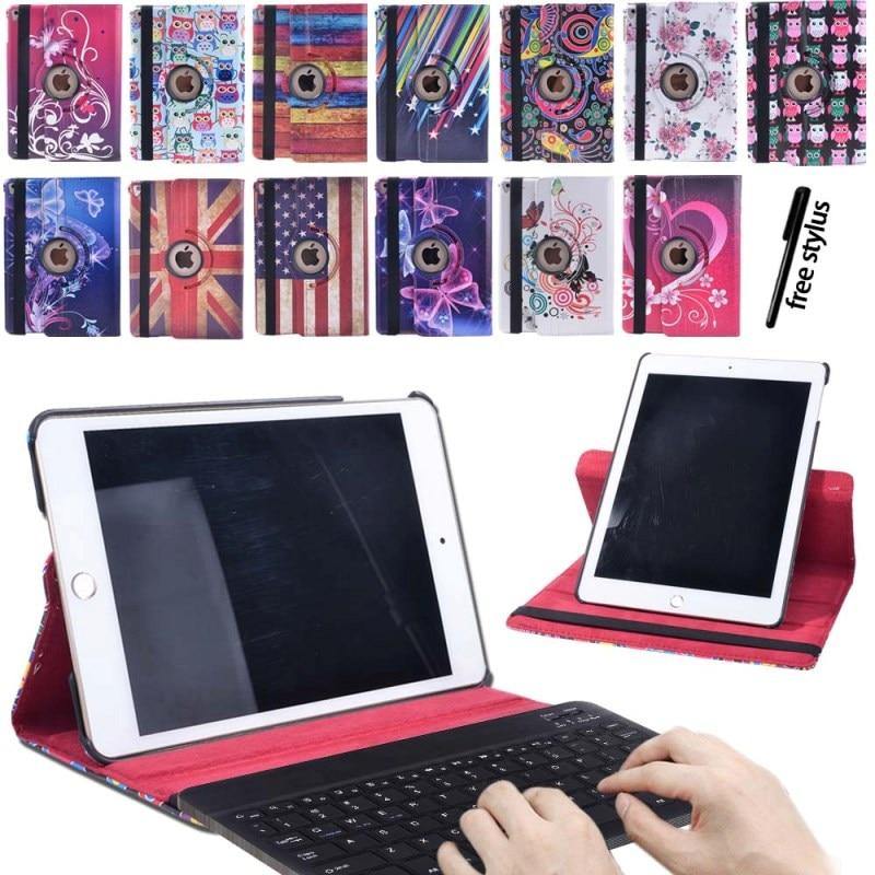 Keyboard Ipad Air1/2  pro 9,7 Wireless Case Rotating 360, Phones & Tablets - Mercy Abounding