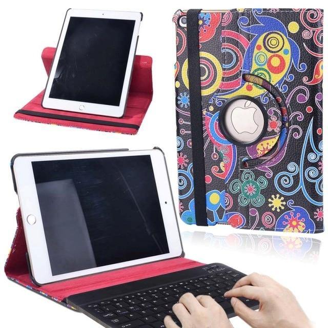 Keyboard Ipad Air1/2  pro 9,7 Wireless Case Rotating 360, Phones & Tablets - Mercy Abounding