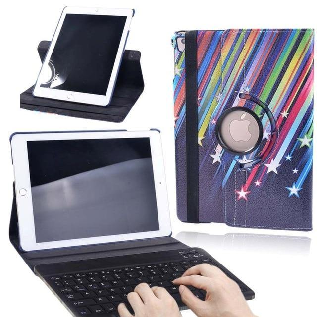 Keyboard Ipad Air1/2  pro 9,7 Wireless Case Rotating 360, Phones & Tablets - Mercy Abounding
