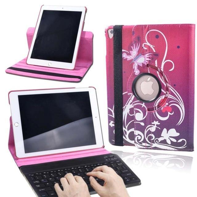 Keyboard Ipad Air1/2  pro 9,7 Wireless Case Rotating 360, Phones & Tablets - Mercy Abounding