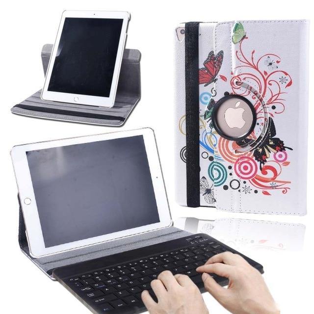 Keyboard Ipad Air1/2  pro 9,7 Wireless Case Rotating 360, Phones & Tablets - Mercy Abounding