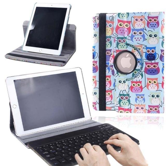 Keyboard Ipad Air1/2  pro 9,7 Wireless Case Rotating 360, Phones & Tablets - Mercy Abounding