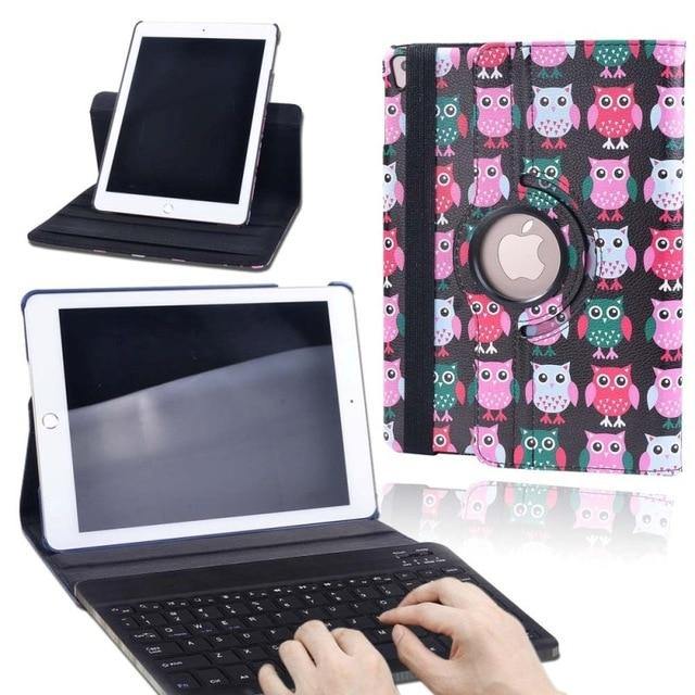 Keyboard Ipad Air1/2  pro 9,7 Wireless Case Rotating 360, Phones & Tablets - Mercy Abounding