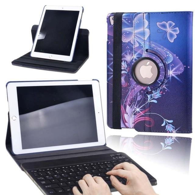 Keyboard Ipad Air1/2  pro 9,7 Wireless Case Rotating 360, Phones & Tablets - Mercy Abounding