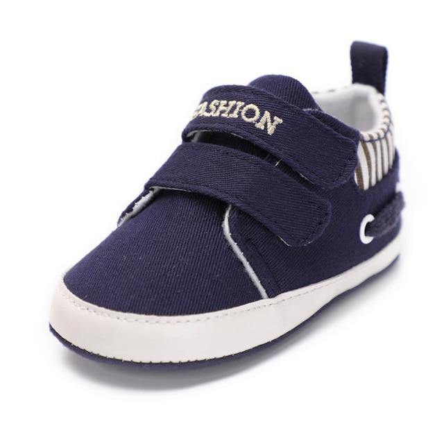 Baby Boy Girl Shoes Sole Soft Canvas Solid Footwear Shoes - Mercy Abounding