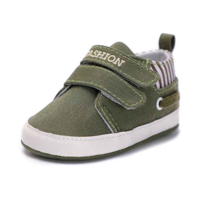 Baby Boy Girl Shoes Sole Soft Canvas Solid Footwear Shoes - Mercy Abounding