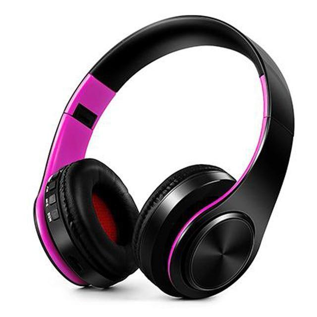 Portable Adjustable  Wireless Headphones Bluetooth Audio Mp3 1pcs - Mercy Abounding