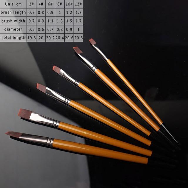 Paint Brushes Set Nylon Hair Art & Craft 6 Pcs: Art & Craft - Mercy Abounding